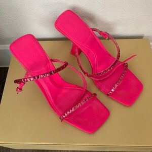 Zara Pink Heel Sandal